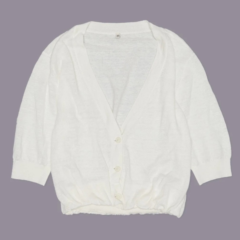R13 Elbow Sleeve Balloon Cardigan